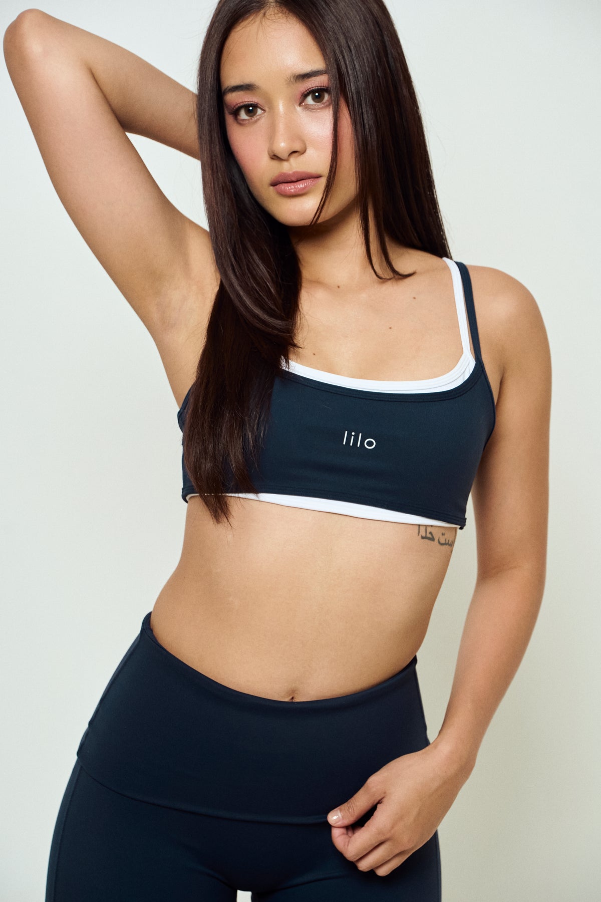 Archive 02 Layered Bra - Navy