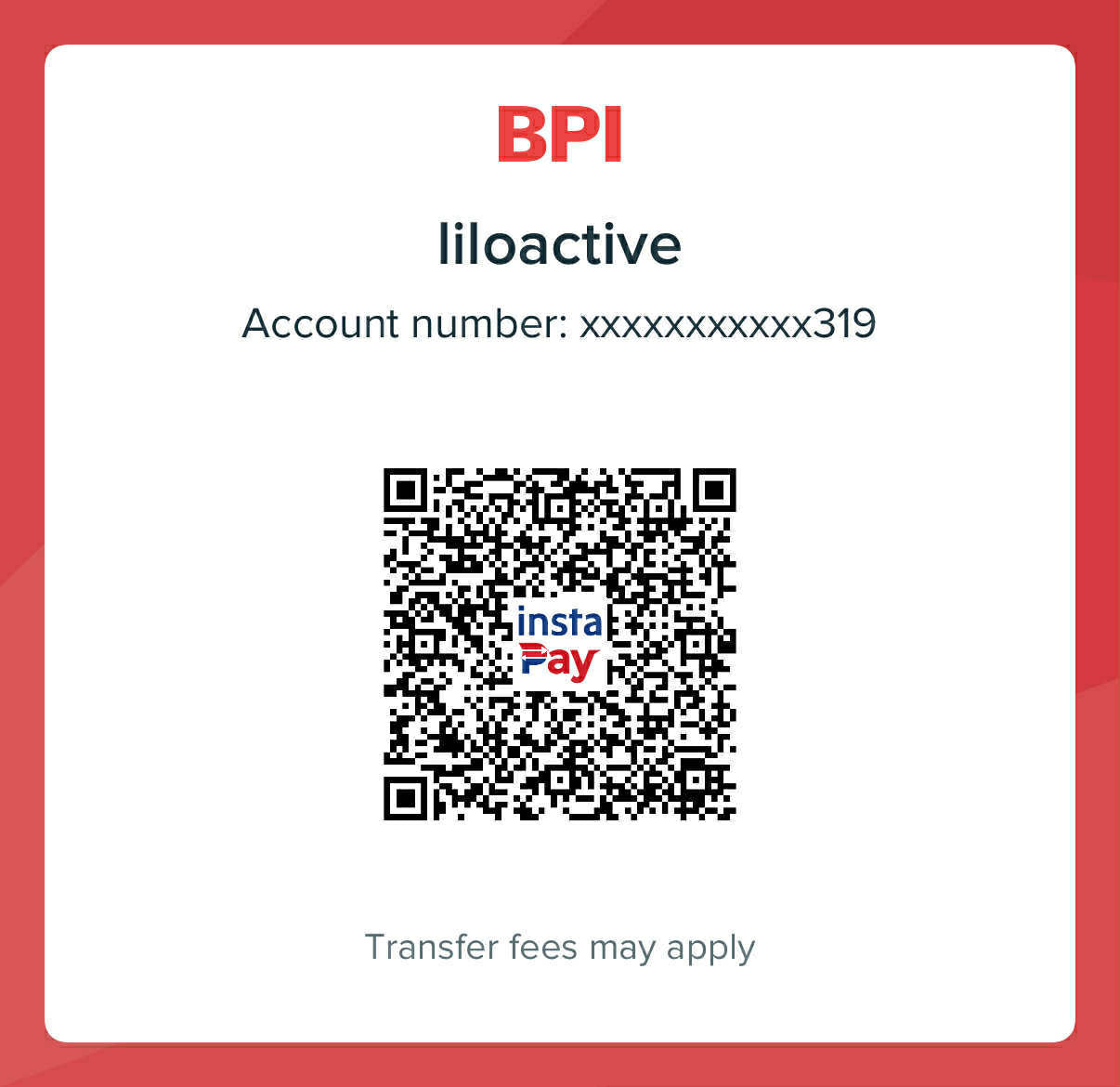 BPI Payment QR Code – lilo