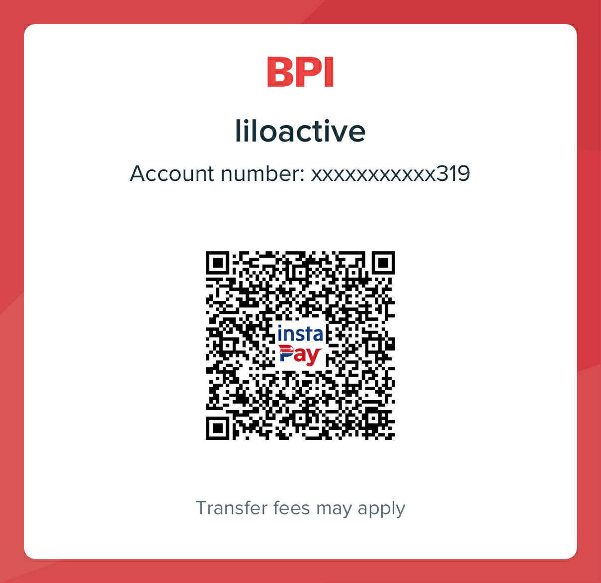 BPI Payment QR Code – lilo