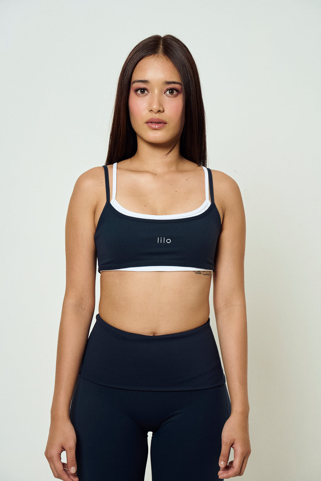 Archive 02 Layered Bra - Navy