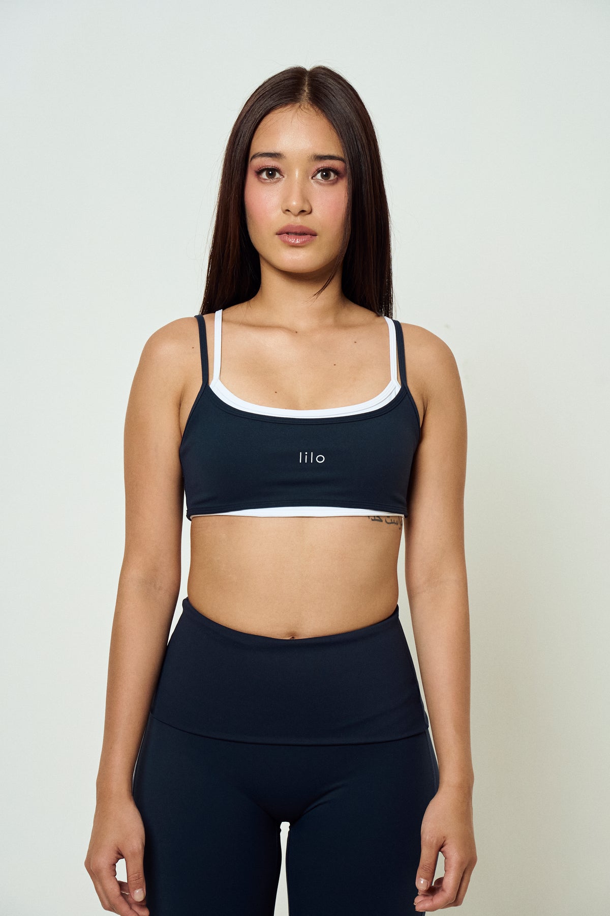 Archive 02 Layered Bra - Navy