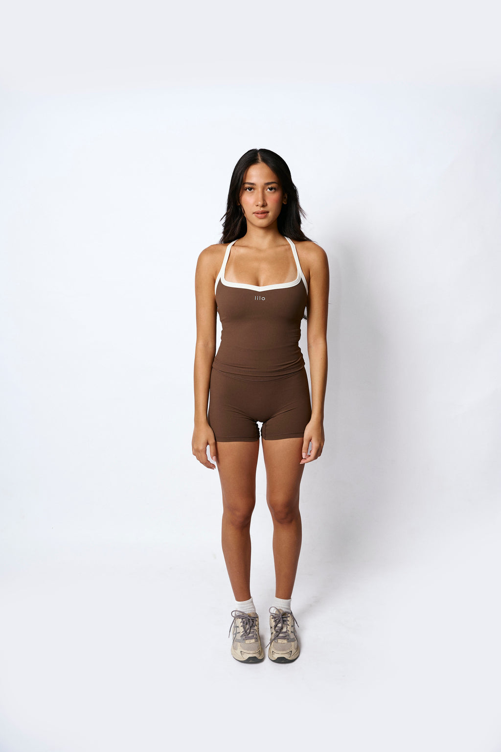 Archive Invisible Scrunch Shorts - Espresso Brown