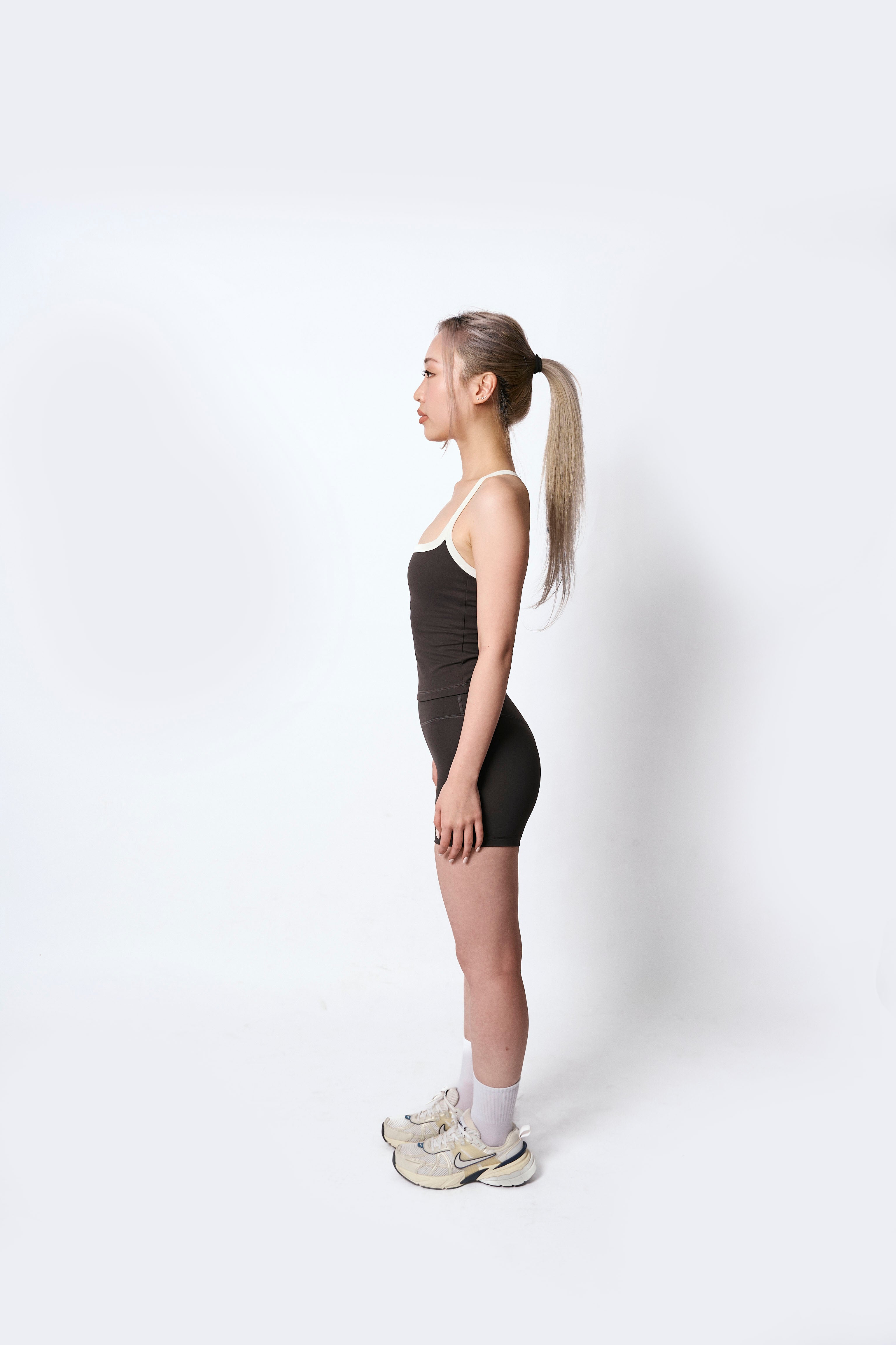 Archive Invisible Scrunch Shorts - Lilo Gray